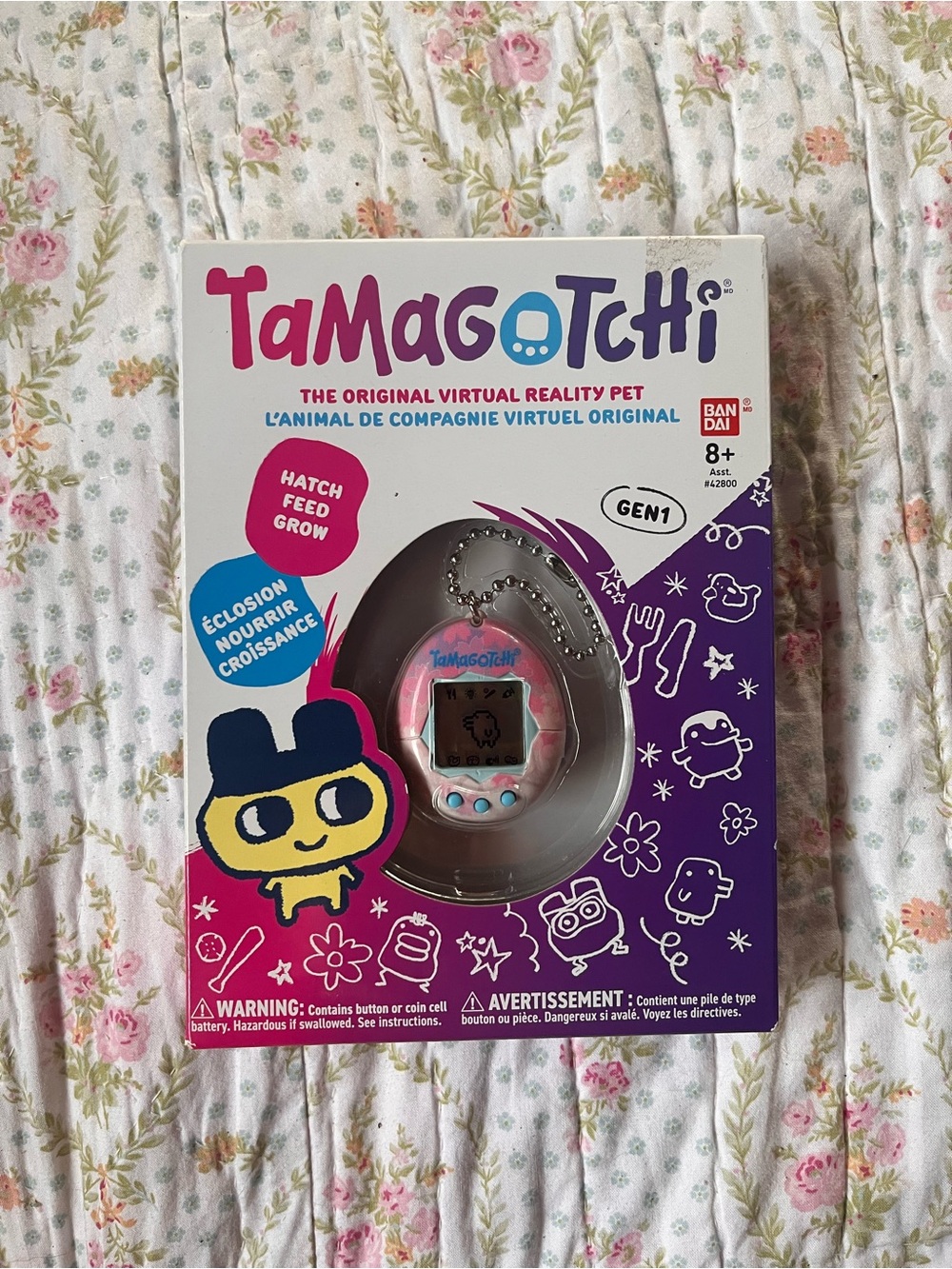 Urban Outfitters Tamagotchi Boxed Virtual Pet - White, Pink, Blue